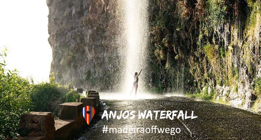 Best waterfall in Madeira- anjos waterfall ponta do sol